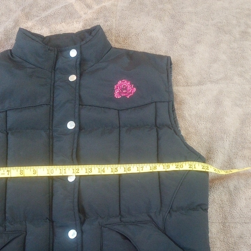 Cowgirl Hardware BlackWomen Vest Sz XL - Picture 5 of 11